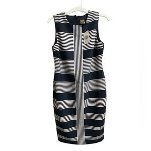 NWT Anthropology Taylor Navy and White Stripe Dress size 6
